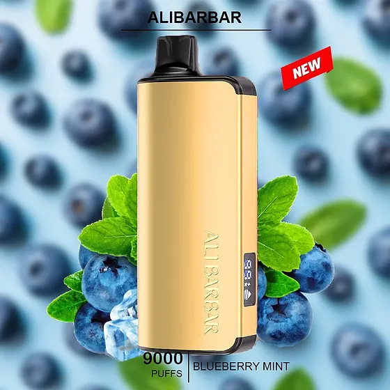 ALIBARBAR INGOT BLUEBERRY MINT-9000 puffs