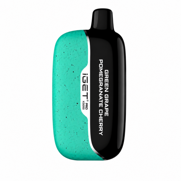 IGET Moon – Green Grape Pomegranate Cherry 5,000 Puffs
