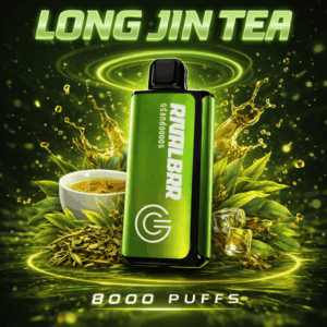 RIVAL BAR LONG JIN TEA – 8,000 PUFFS