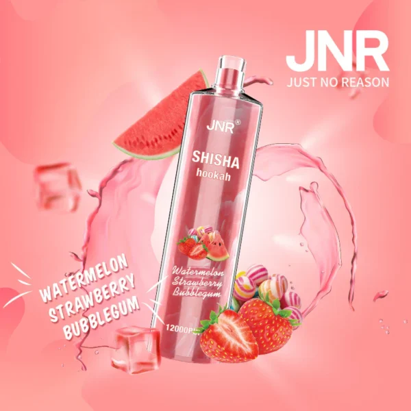 WatermelonStrawberryBubblegum JNR Shisha Hookah – Watermelon Strawberry bubble gum 12,000